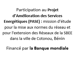 6. Projet PASE, 2020